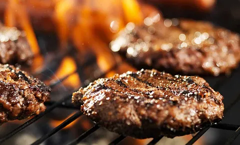 Burger braten